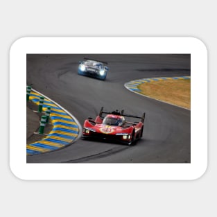 Ferrari 499P no51 24 Hours of Le Mans 2023 Sticker